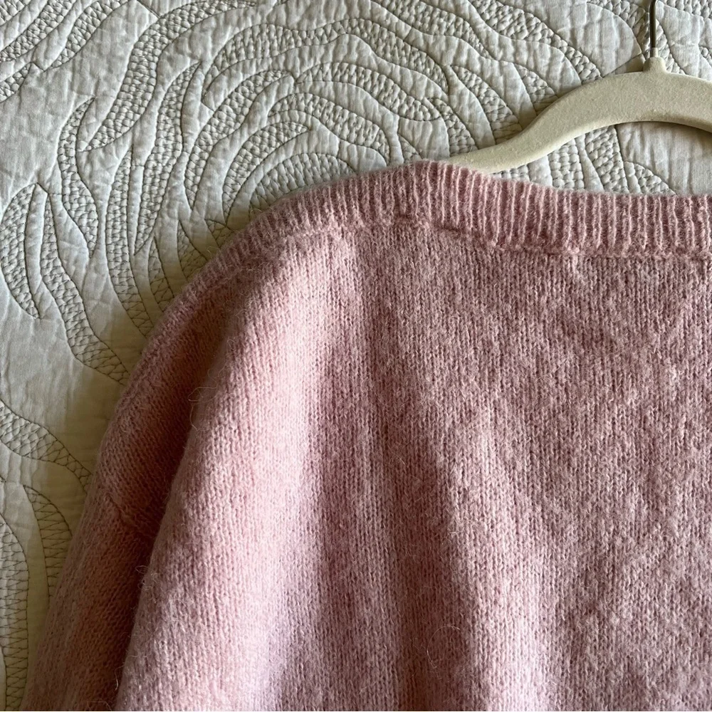 All Saints - Aris Wool and Alpaca-blend Jumper (Sweater) - Baby Pink